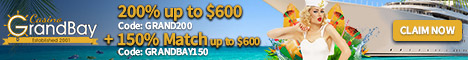 Casino Grand Bay - 110% Exclusive Match Bonus